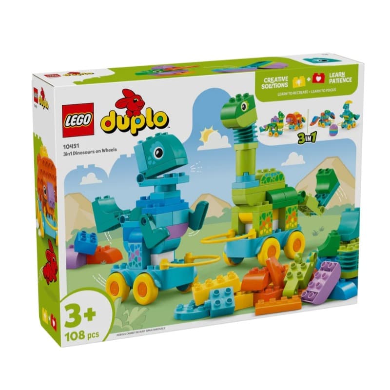 LEGO DUPLO – 3in1 Dinosaurs on Wheels thumbnail 2