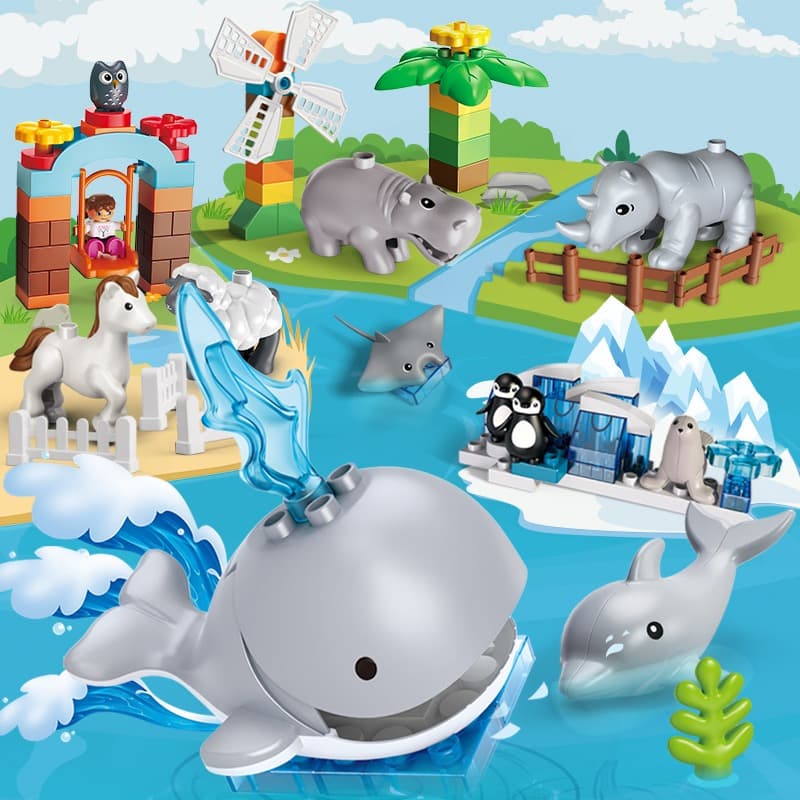 Feelo Amazing Animal Journey | 186-Piece Building Blocks Set thumbnail 3