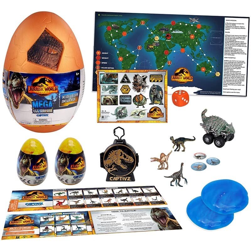 Jurassic World Captivz Dominion Edition Mega Surprise Egg thumbnail 2