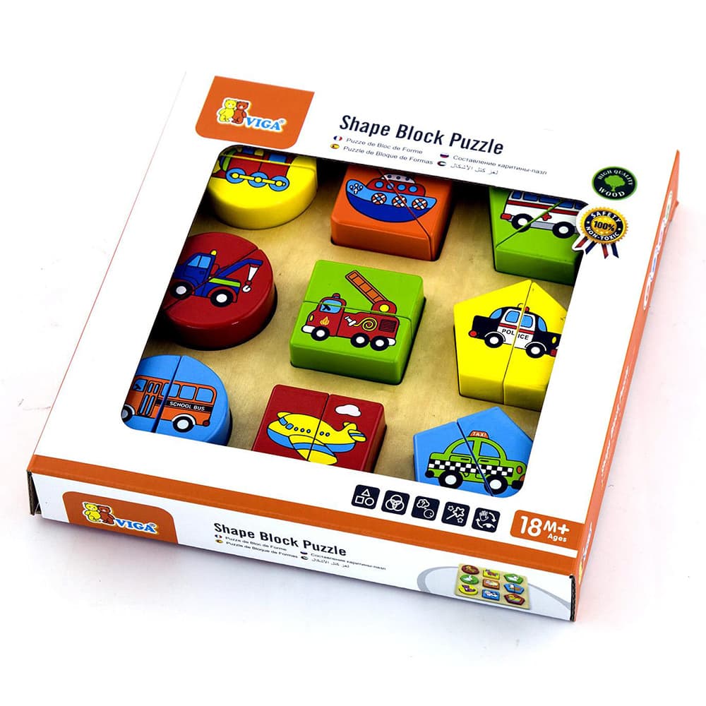 VIGA Shape Block Puzzle thumbnail 2