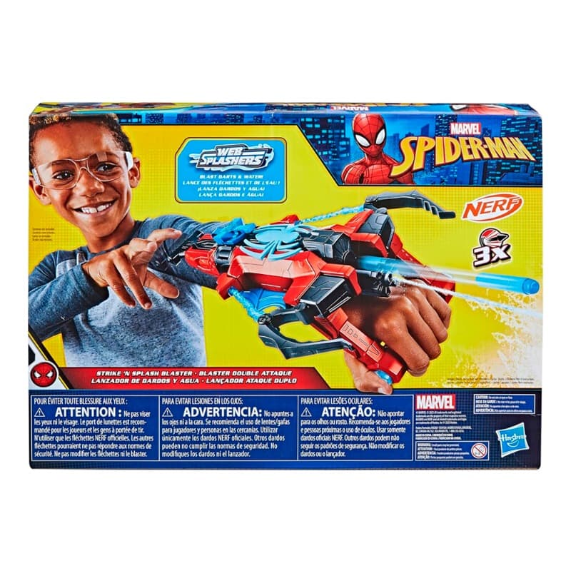Nerf Marvel Spiderman Strike N Splash Blaster thumbnail 4