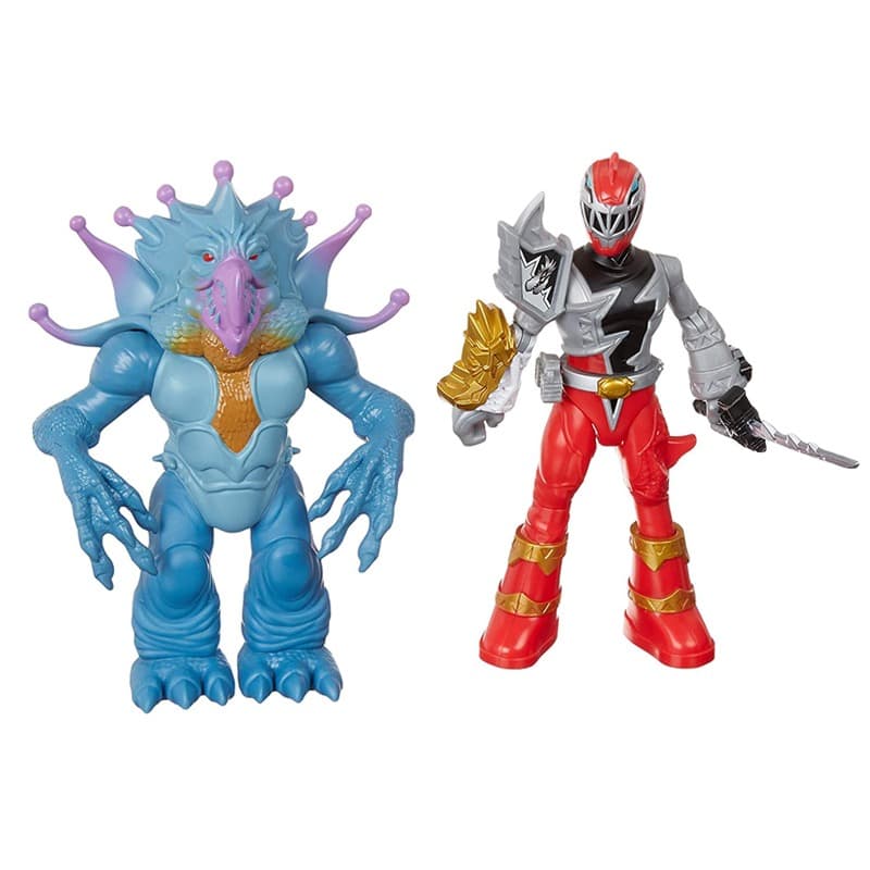 Power Rangers Dino Fury Battle Attackers Red Ranger vs. Doomsnake thumbnail 3