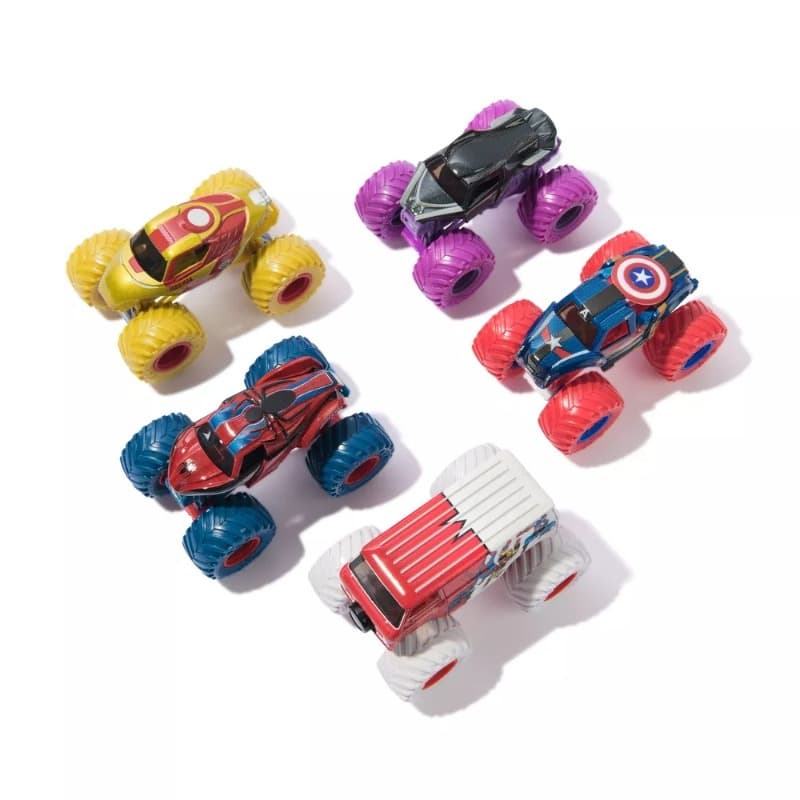 Monster Jam Marvel Heroes - 5 Pack thumbnail 2