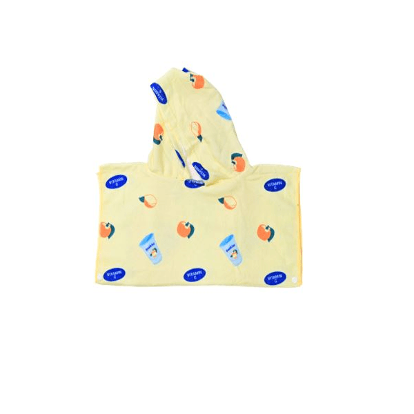 Hooded Towel - Sunkist