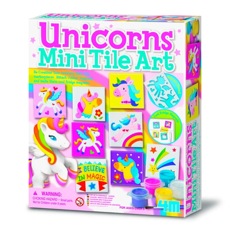 4M Unicorns Mini Tile Art