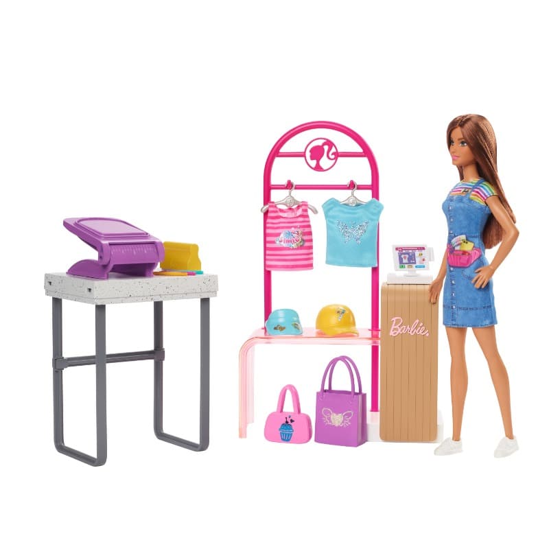Barbie Doll & Accessories Make & Sell Boutique Playset thumbnail 2