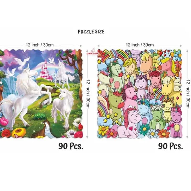 Unikplay Go Crazy Jigsaw Puzzle - Unicorn thumbnail 2