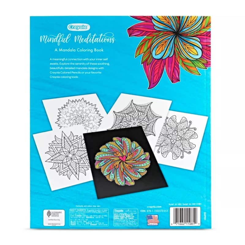 Crayola Mandela coloring book -40 sheets thumbnail 3