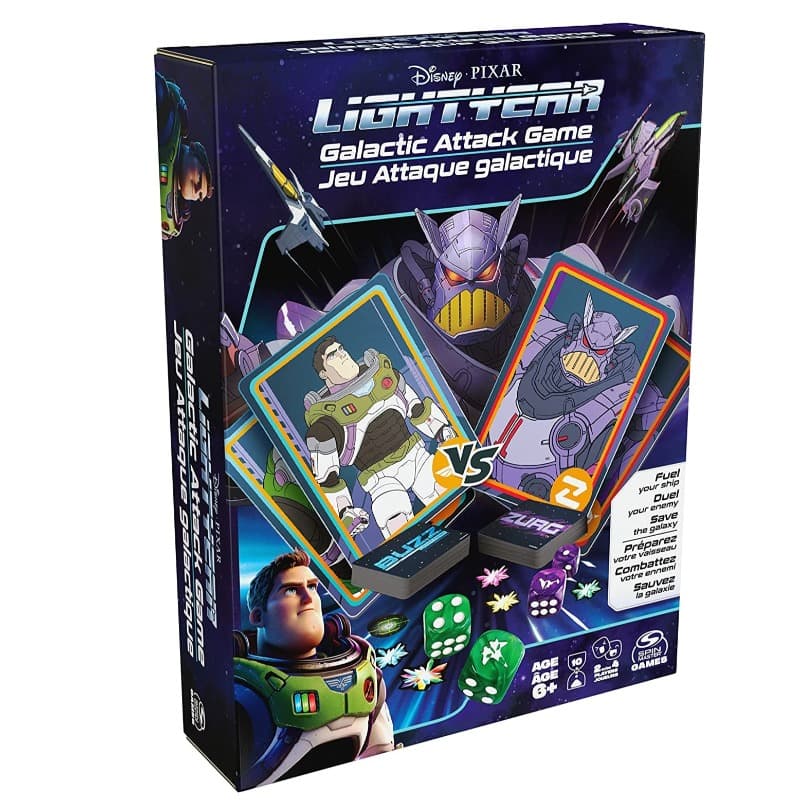 Disney Game Dis Lightyear Galactic Attack Card thumbnail 4