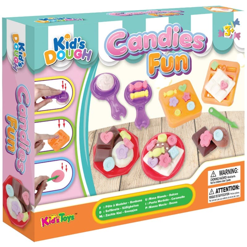 Kids Dough Candies Fun Dough Playset For Kids