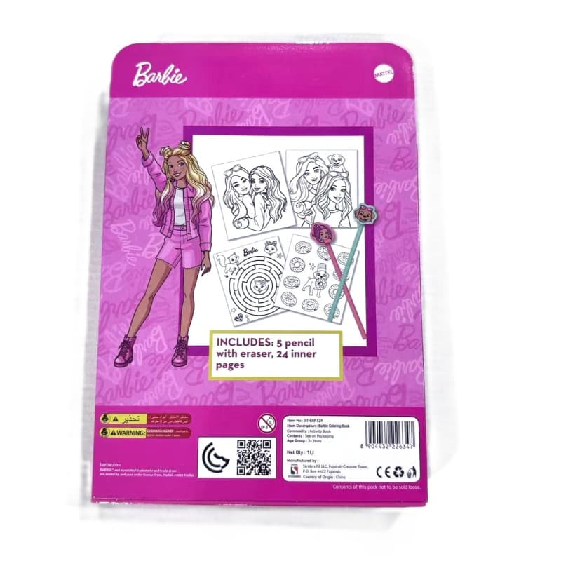Barbie Colouring Set For Kids thumbnail 2