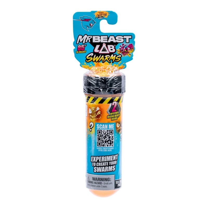 Mr Beast Lab Swarms S2 Test Tube 2 Mystery Micro Beasts Inside