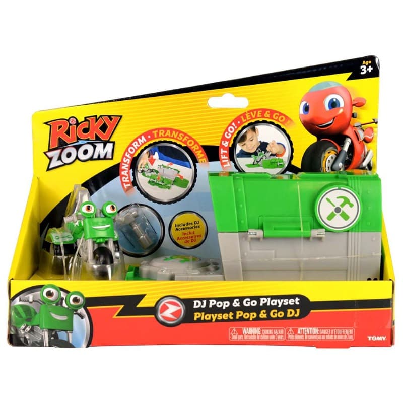 Ricky Zoom - Tomy Pop And Go Pod Playset