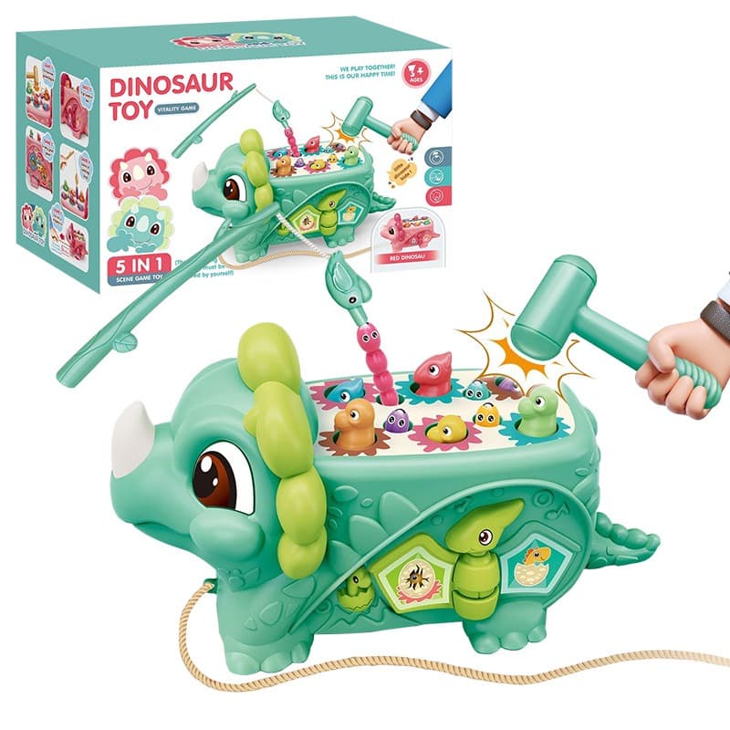 Multi-Function Dinosaur Whack A Mole Game