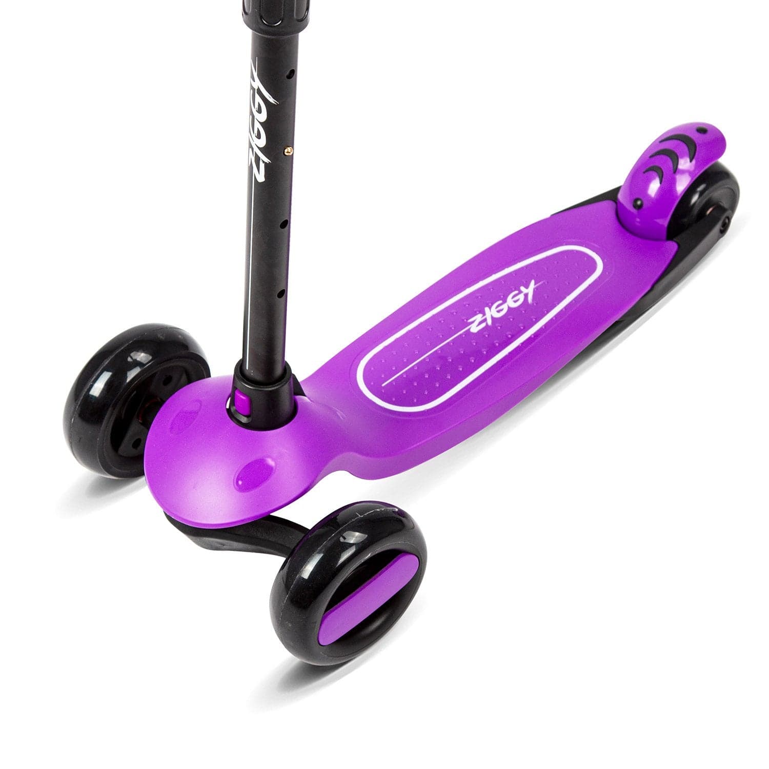زيجي - سكوتر ثلاثي العجلات بإضاءة إل إي دي - لون بنفسجي thumbnail 3