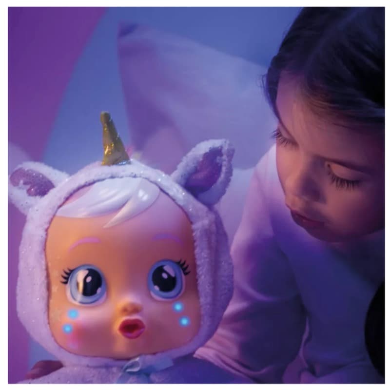 Cry Babies Goodnight Dreamy Light Up Unicorn Doll thumbnail 4
