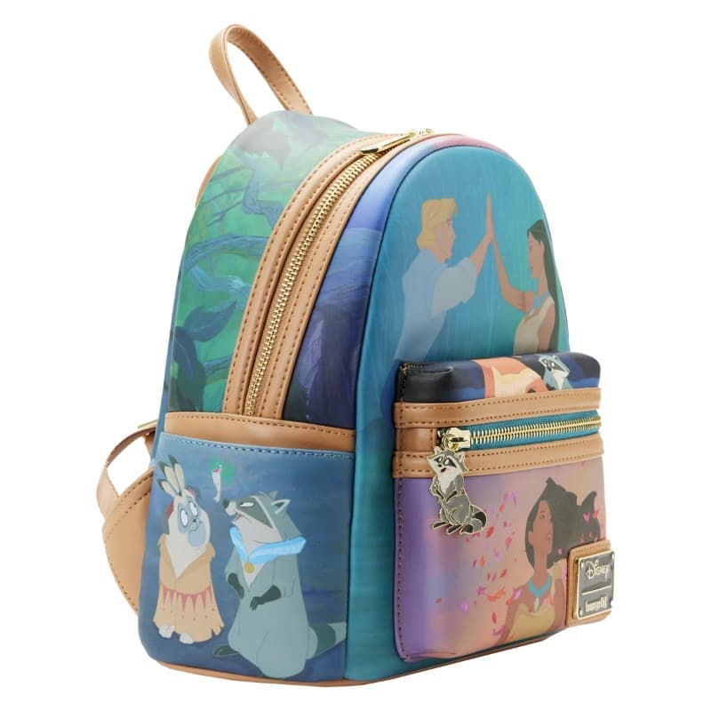 Loungefly Leather Disney - Pocahontas Princess Scene Mini Backpack thumbnail 2