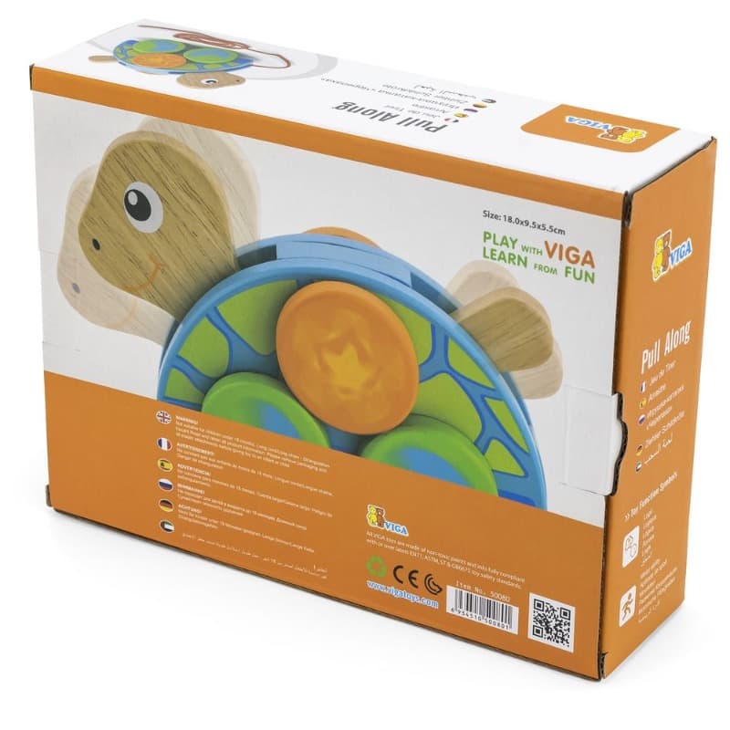 VIGA Pull Along Turtle thumbnail 3
