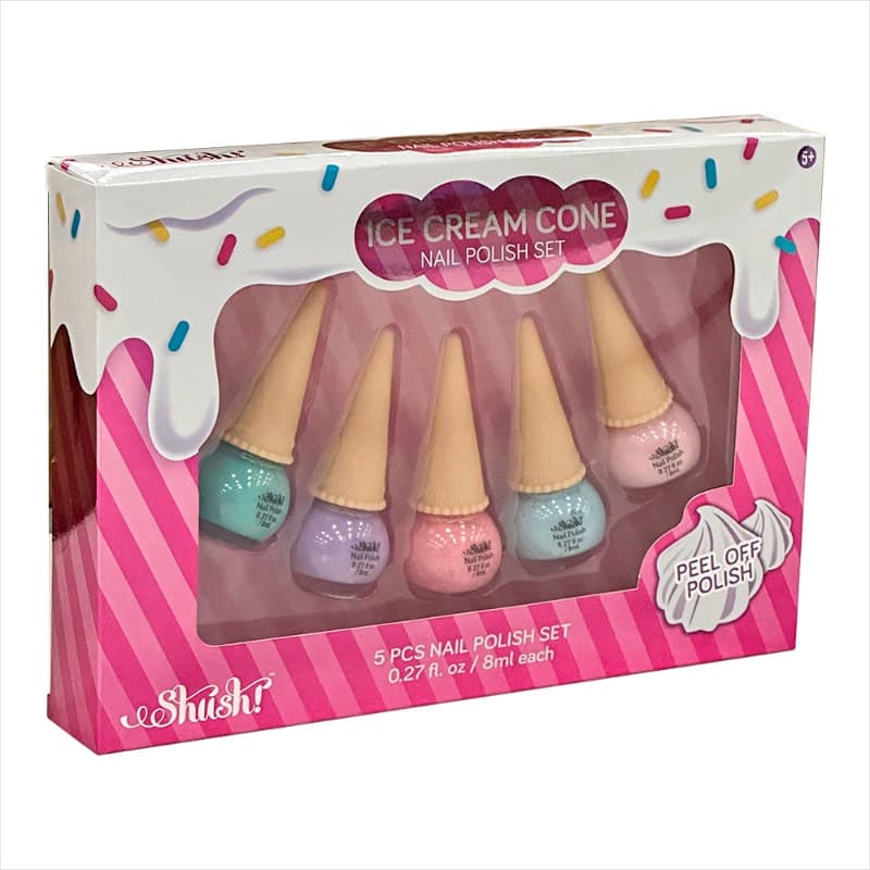 Shush Ice Cream Water Nail Polish Set 5 Pcs