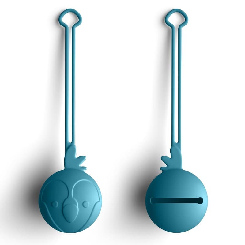 Bimbly Silicone Pacifier Holder Dark Blue thumbnail 2