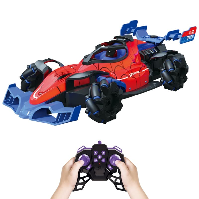 Marvel Spider-Man Aero Spitz GT Spray R/C Car with Lights & Music thumbnail 3
