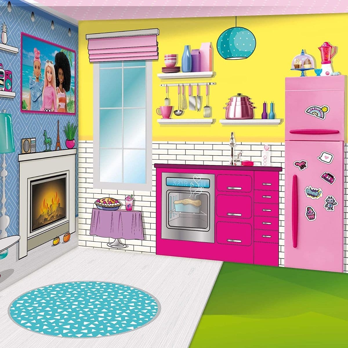 Lisciani Barbie Summer Villa With Dolls thumbnail 3