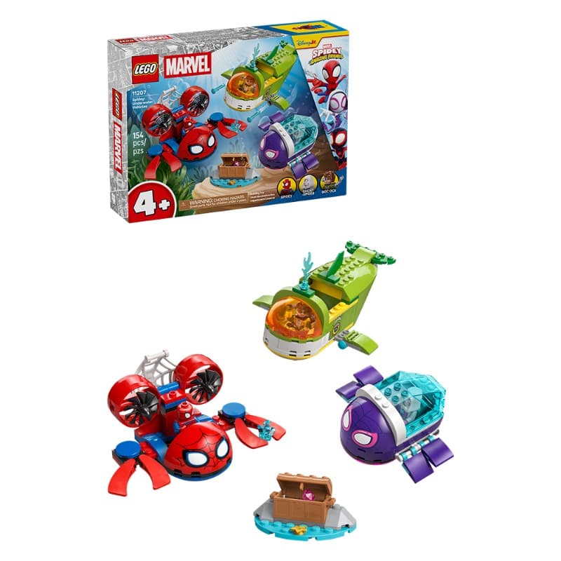 LEGO Spidey: Underwater Vehicles 154 pieces thumbnail 2