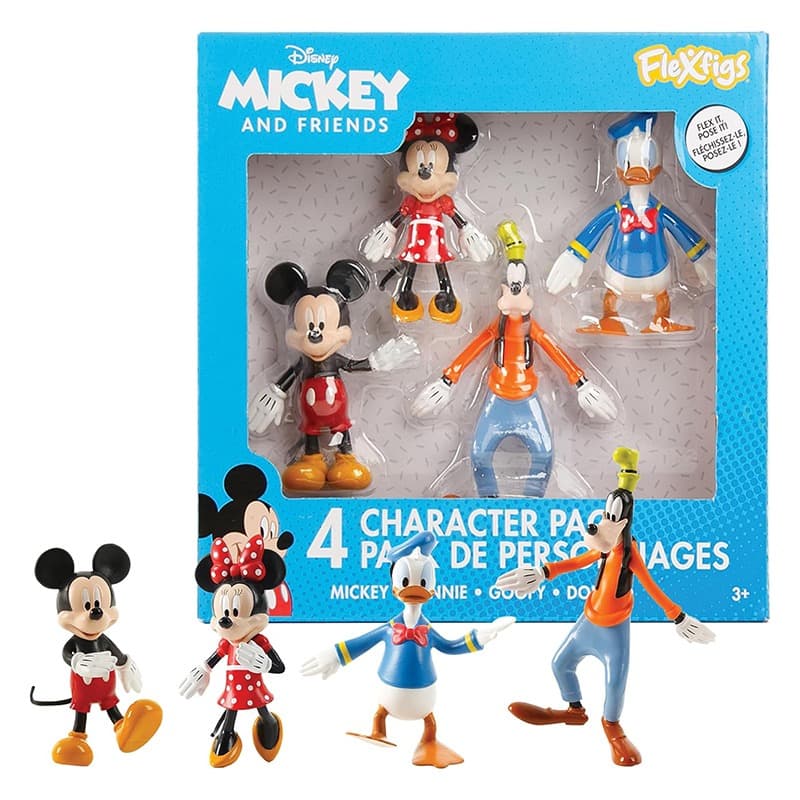 FleXfigs Mickey Mouse 4 Character Pack