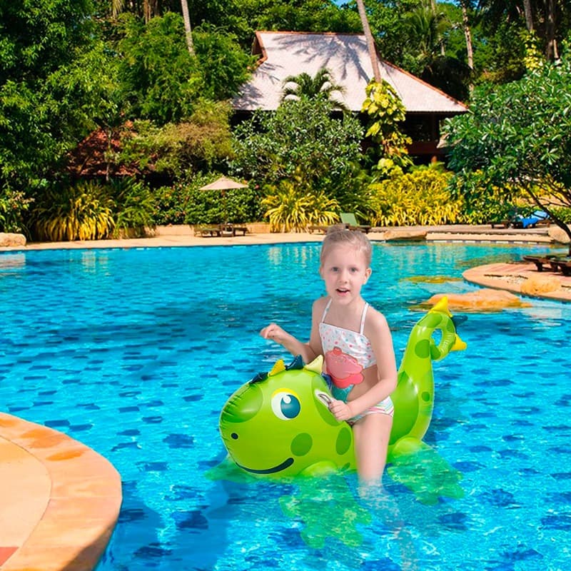 Sun Club Inflatable Kids Dinosaur Rider Float thumbnail 5