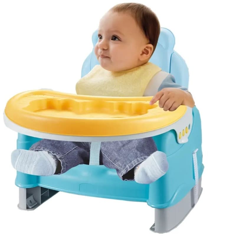 2 In 1 Baby Booster Seat with Table Blue thumbnail 2