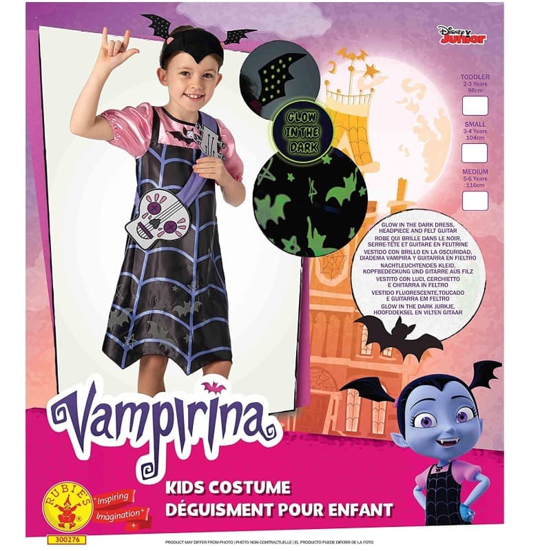 Rubies Deluxe Vamprinia 2-3 Years thumbnail 2