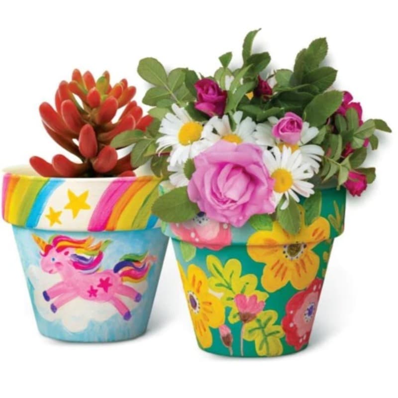 4M Paint Your Own Terracotta Flower Pots thumbnail 2