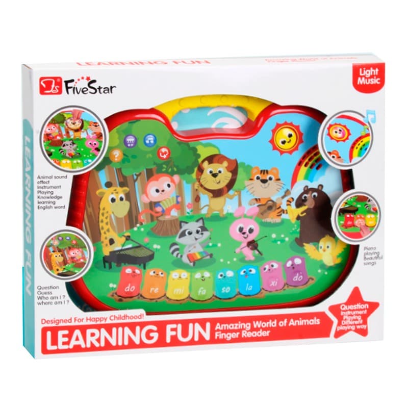 Five Star Animals Design Piano Learning And Musical