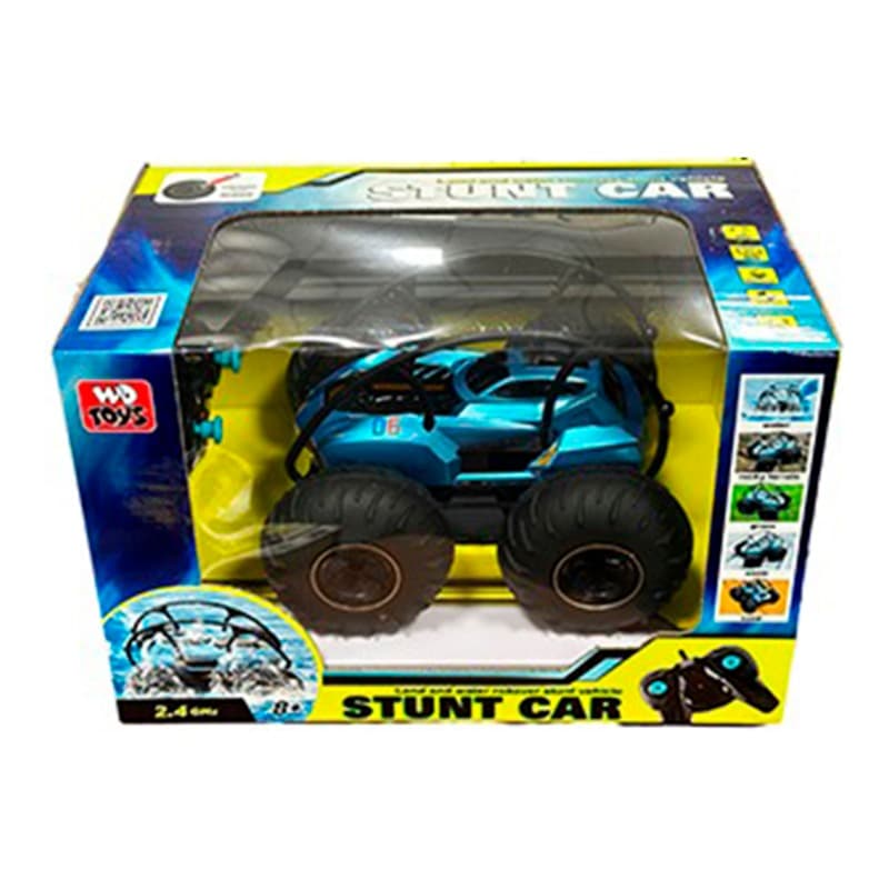 R/C Amphibious Stunt Car - Blue thumbnail 2