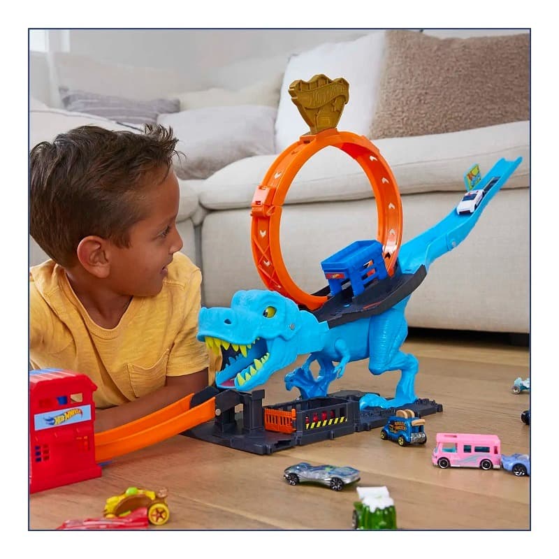 Hot Wheels City T-Rex Chomp Down thumbnail 5