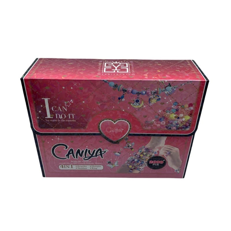 CANIYA 4 in 1 DIY Beads Jewelry Making Kit with Book Shaped Case thumbnail 2