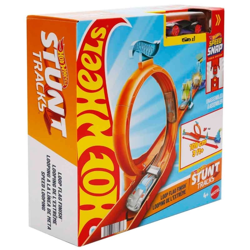 Hot Wheels Toy Car Track Set Build a Stunting Circuit