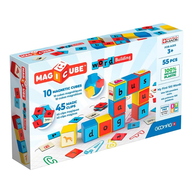 Geomag Magicube World Bulding Recycled Clips 55 Pcs