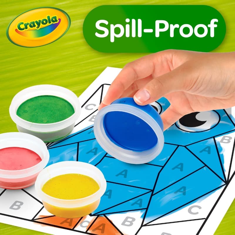 Crayola Spill Proof Washable Paint Set thumbnail 4