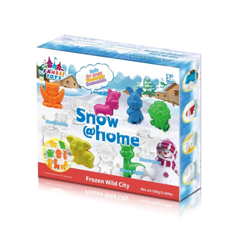 Fanssi Toys Ice And Snow Animal City For Kids