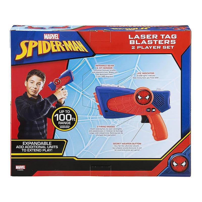 Marvel Spiderman 2 Laser Tag Blasters thumbnail 5