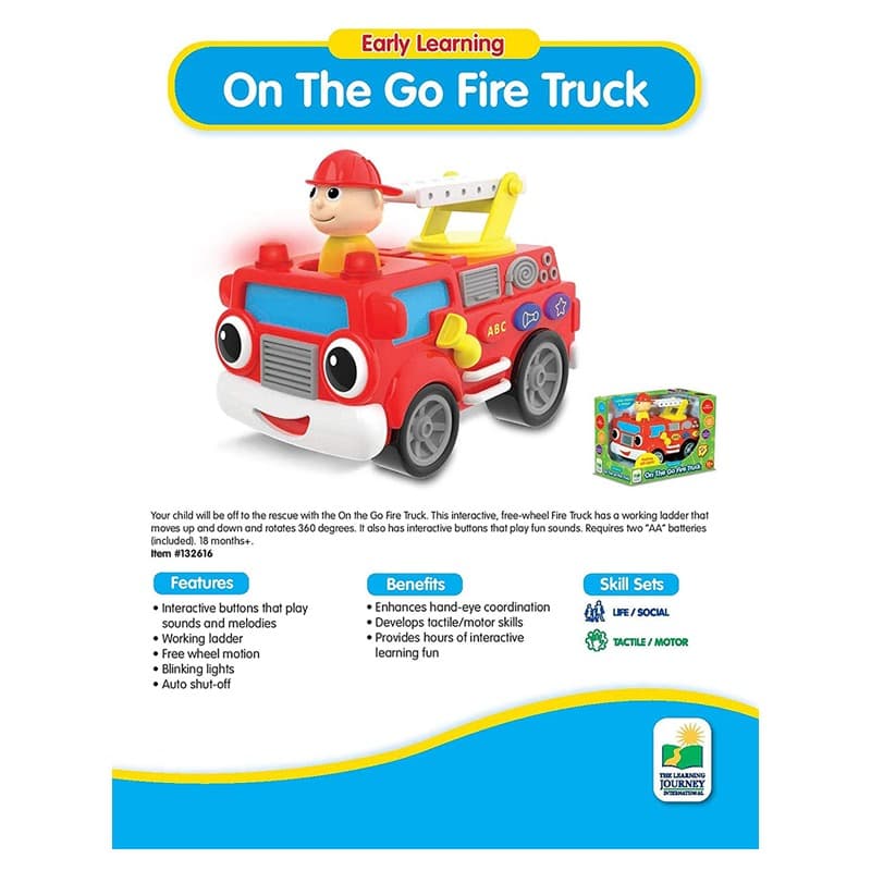 The Learning Journey Early Learning - Go Fire Truck thumbnail 3