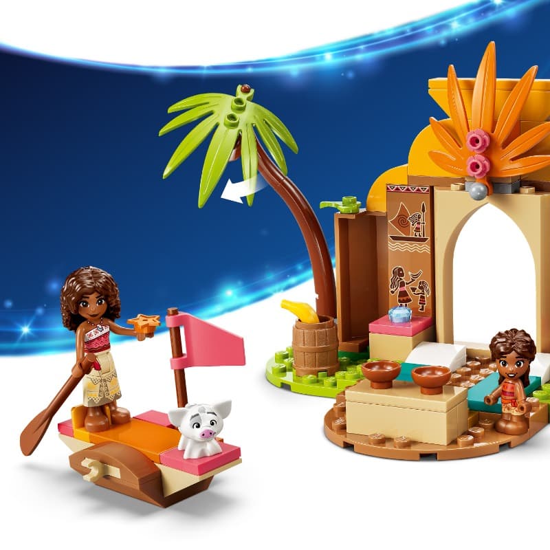 LEGO Disney Moana Village House Boat Building Set thumbnail 2