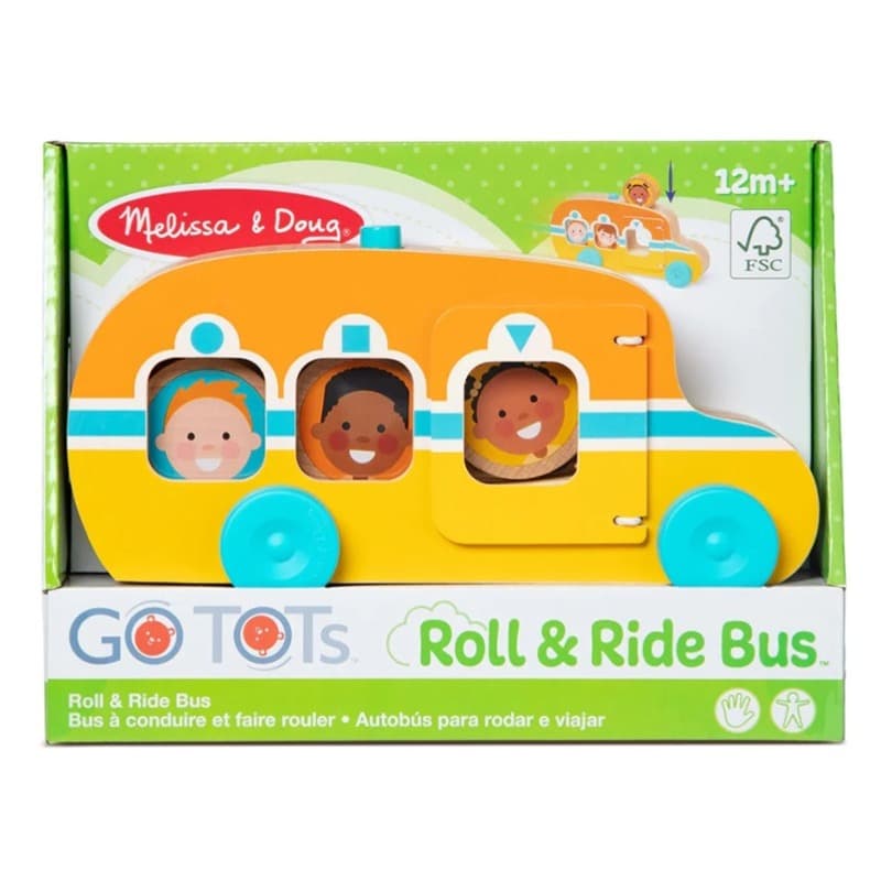 Melissa And Doug Go Tots Roll And Ride Bus