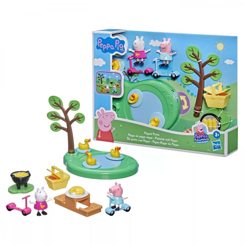 Peppa Pig Peppas Adventures Pincic Playset 10 Pcs thumbnail 5