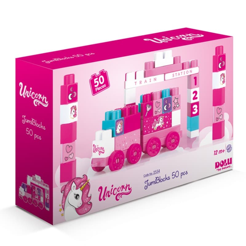 Dolu - Unicorn Jumblocks 50 Pcs In Box