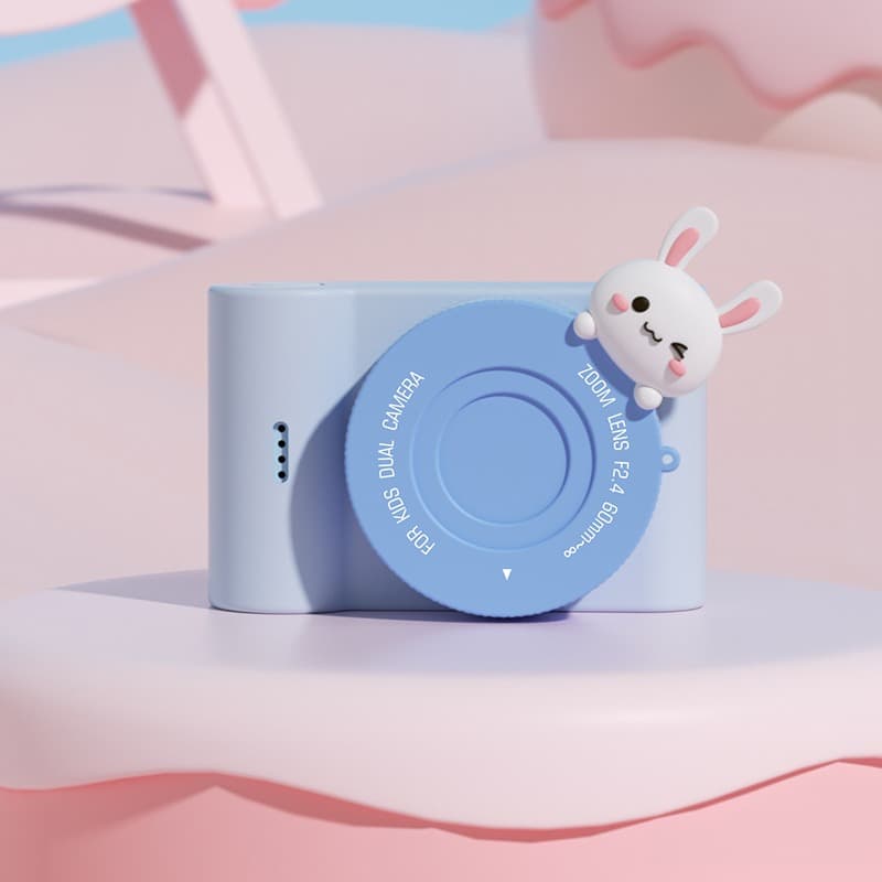 Gizzy C4 Touch Screen Children's Camera - Rabbit Blue thumbnail 3
