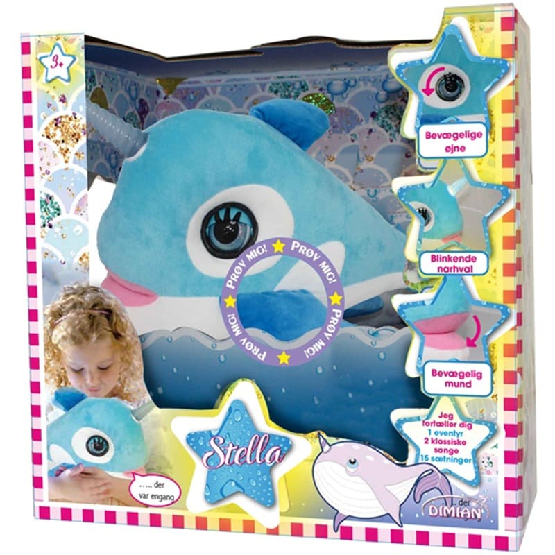 Stella Interactive Narwhal Plush Toy thumbnail 5