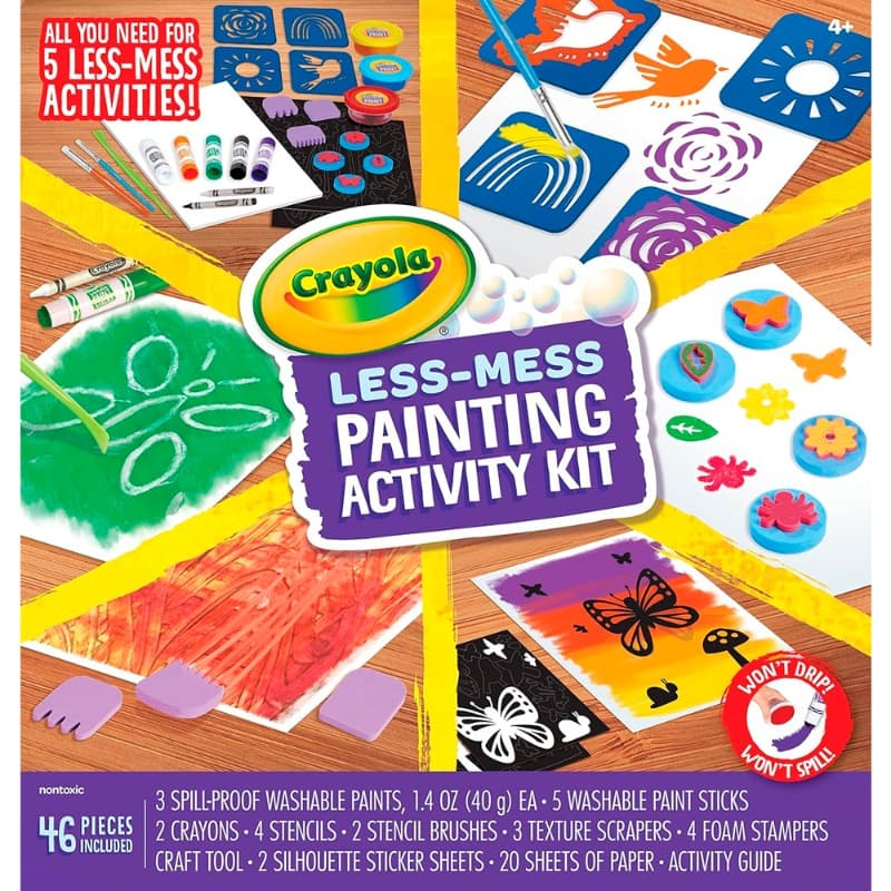 Crayola Less Mess Painting Activity Kit thumbnail 5
