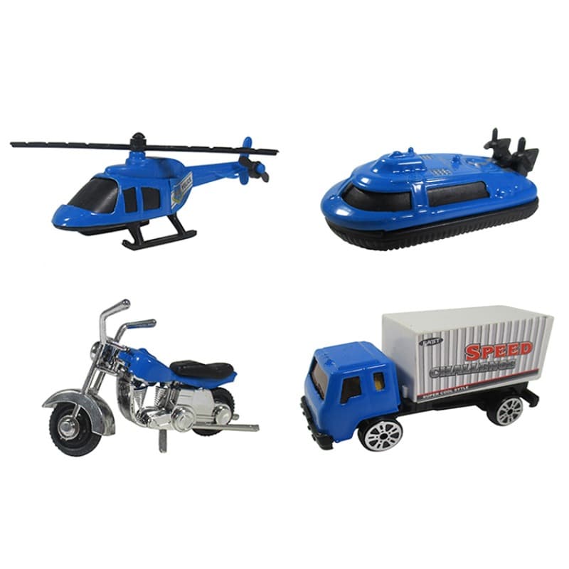 First Kid Little Ant Metal Hauler 1:35 Scale Police Transport Car Carrier Truck Set thumbnail 4